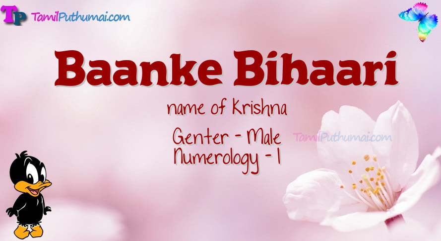 Baanke Bihaari-babyname-meaning